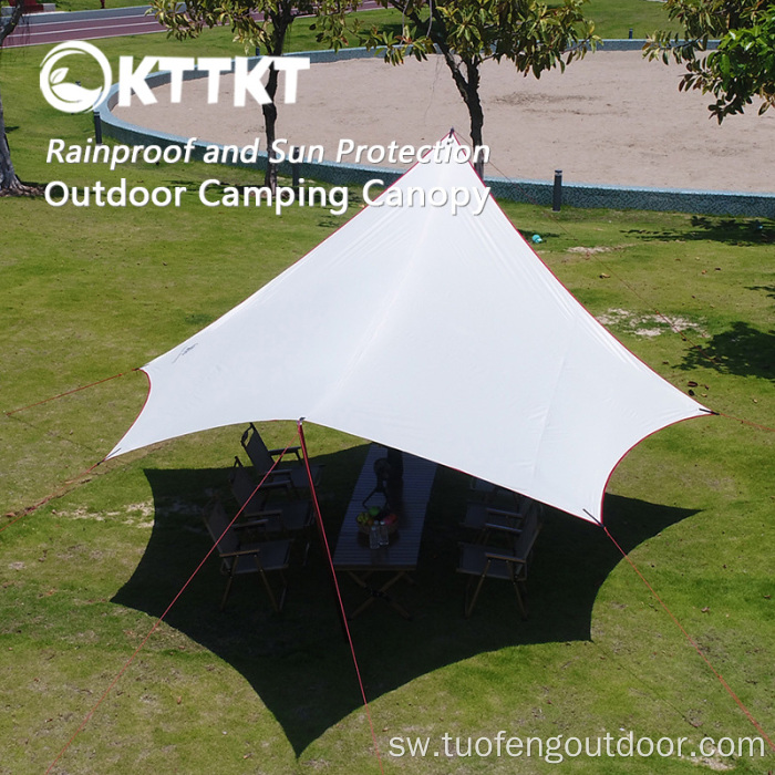 Mvua ya nje na Ulinzi wa Hexagonal Butterfly Canopy